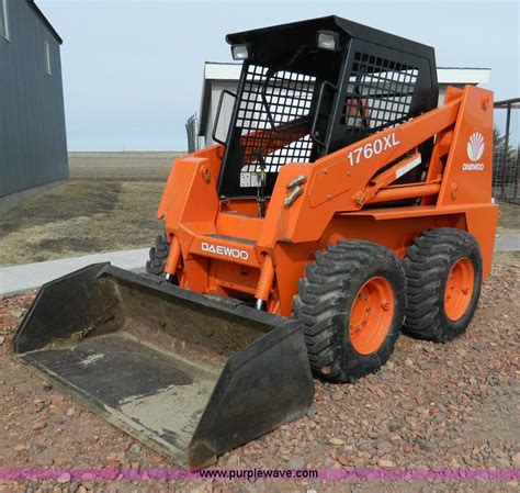 daewoo 1760xl skid steer for sale|daewoo 1760 skid steer specs.